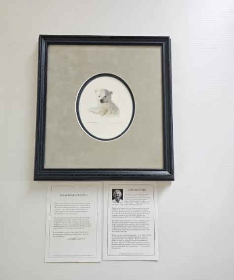 14"x 13" Frame "Mother of Pearls" Artist Carl Brenders