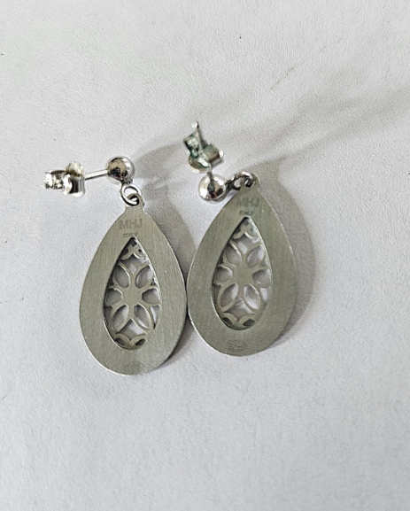 Italion Silver -925 Stud Earrings