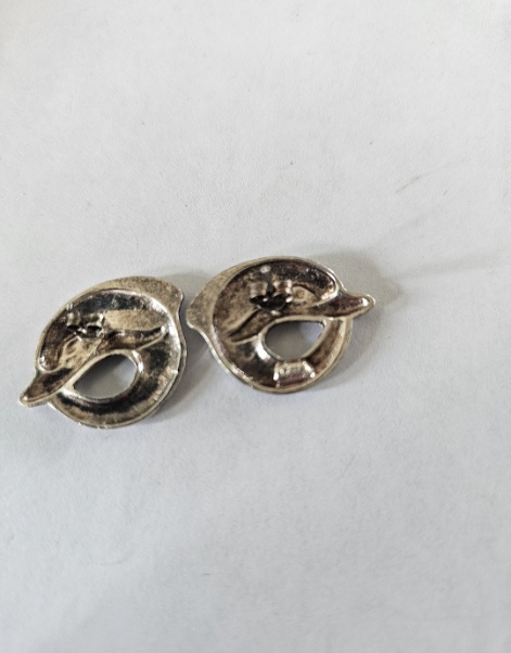 Sterling-925 Kabana Dolphin Earrings