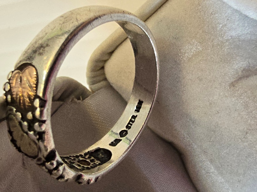 Silver Ring -925 Size 11.5