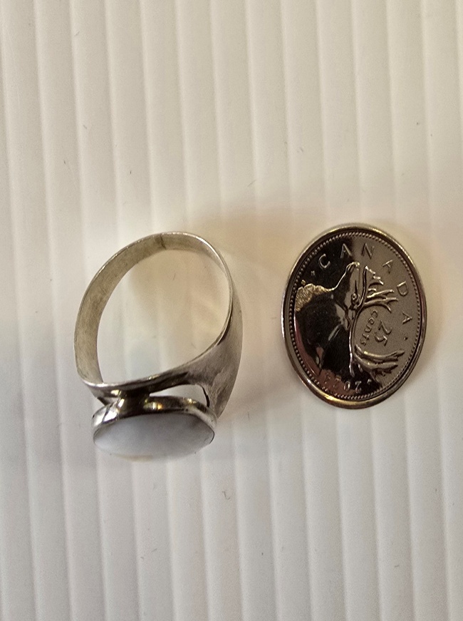 Silver Ring -925  Size 12