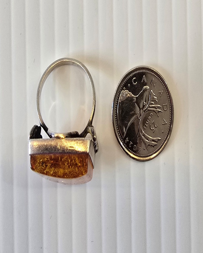 Silver Ring -925 Size 9