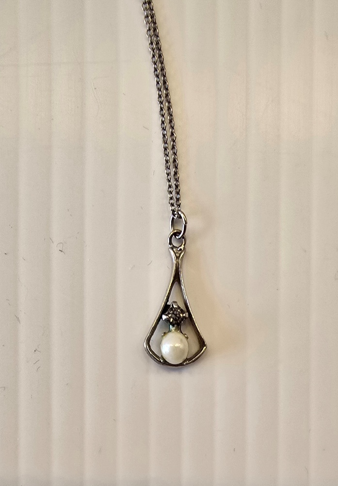 Amsel Sterling Necklace Silver -925 22.5 cm