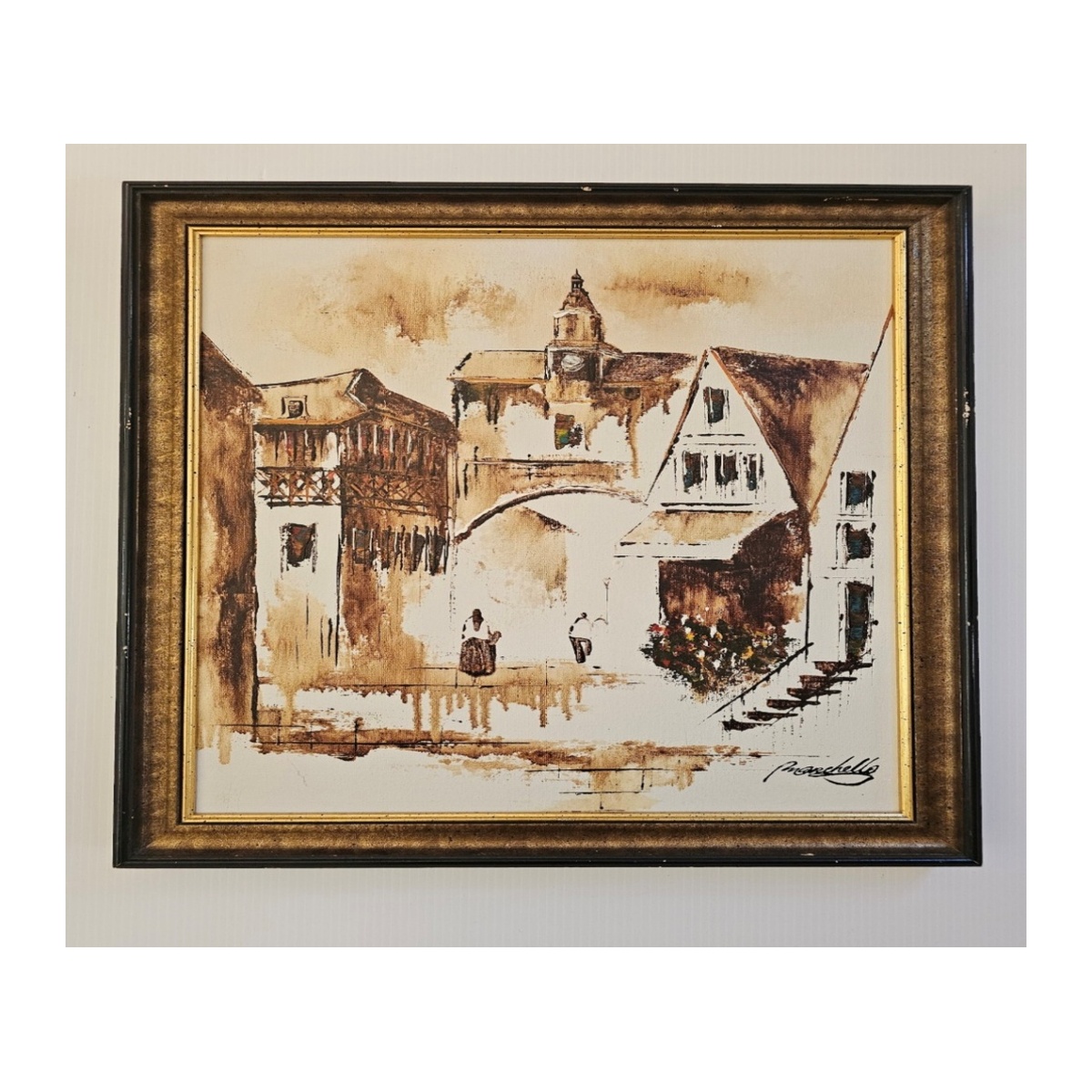 "Village Scene" Adriano Marchello